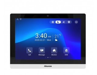 Akuvox C319A Android IP Indoor Unit with 10-inch Capacitive Touch Screen